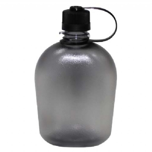 Borraccia Militare GEN II 1L Nero Trasparente - MFH