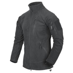 Giacca Alpha Tactical in Grid Pile Shadow Grey - Helikon Tex