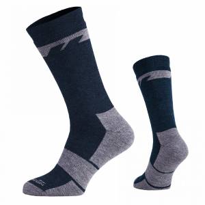 Calze Uomo Alpine Heavy in Lana Merino Blu Navy - Pentagon