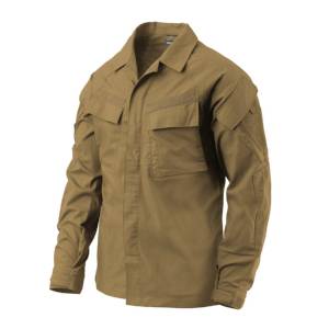 Camicia Raid in policotone Stretch Ripstop - Coyote - Helikon-Tex