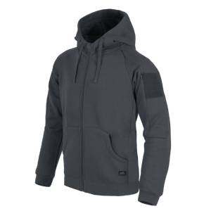 Felpa con cappuccio tattica urbana Lite (FullZip) - Grigio - Helikon-Tex