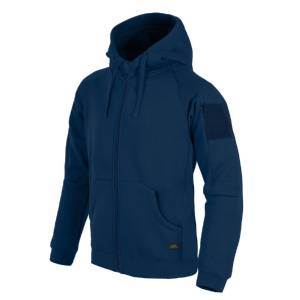 Felpa con cappuccio tattica urbana Lite (FullZip) - Blu - Helikon-Tex