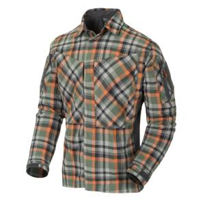 Camicia MBDU in flanella - Timber Olive Plaid - Helikon-Tex