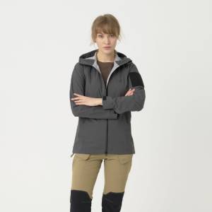 Giacca rigida Squall da donna con membrana TorrentStretch - Shadow Grey - Helikon-Tex