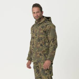 Giacca Tracer Anorak in policotone Stretch Ripstop - PL Woodland - Helikon-Tex