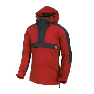Giacca Woodsman Anorak - Crimson Sky / Ash Grey A - Helikon-Tex