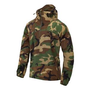 Giacca antivento Windrunner in nylon WindPack - US Woodland - Helikon-Tex