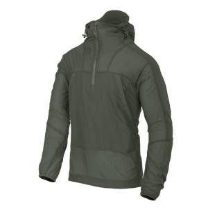 Giacca antivento Windrunner in nylon WindPack - Alpha Green - Helikon-Tex