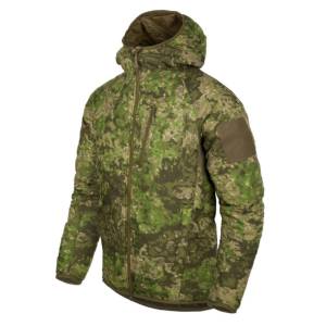 Giacca con cappuccio Wolfhound con sistema Climashield Apex 67g - PenCott WildWood - Helikon-Tex