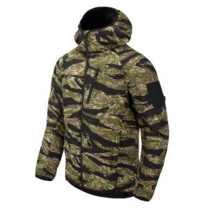 Giacca con cappuccio Wolfhound con sistema Climashield Apex 67g - Tiger Stripe - Helikon-Tex