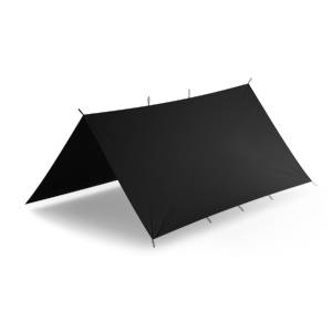 Telo da riparo Supertarp in poliestere Ripstop - Nero - Helikon-Tex