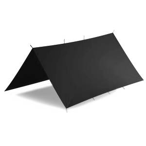 Telo da riparo Supertarp in poliestere Ripstop - Nero - Helikon-Tex