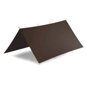 Telo da riparo Supertarp in poliestere Ripstop - Earth Brown - Helikon-Tex