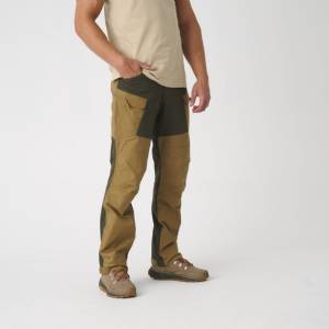 Pantaloni ibridi Outback in tessuto DuraCanvas - Coyote / Taiga Green A - Helikon-Tex