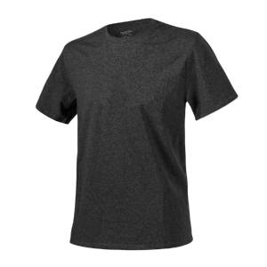 T-Shirt in cotone - Melange Black-Grey - Helikon-Tex