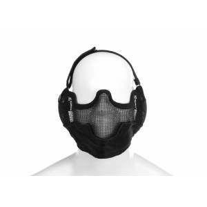 Maschera facciale in acciaio - Nero - Invader Gear