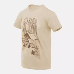 T-shirt Home Sweet Home - Khaki - Helikon-Tex