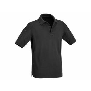 Polo tattica a maniche corte con tasche - Nero - Defcon5