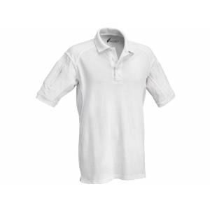 Polo tattica a maniche corte con tasche - Bianco - Defcon5