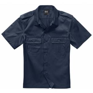 Camicia Militare Manica Corta US - Navy - Brandit