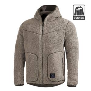 Ianos Sherpa 2-in-1 Giacca in pile reversibile - Khaki/RAL7013 - Pentagon