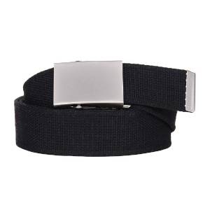 Cintura in tela Web Belt - Nero - Fostex Garments