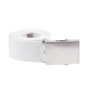 Cintura in tela Web Belt - Bianco - Fostex Garments