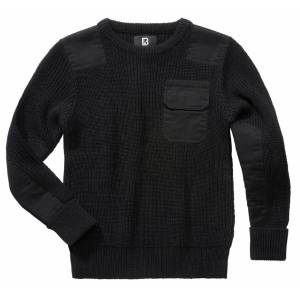 Kid Bw Pullover - Nero - Brandit