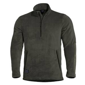 Felpa in Pile con Cerniera Grizzly - RAL7013 - Pentagon