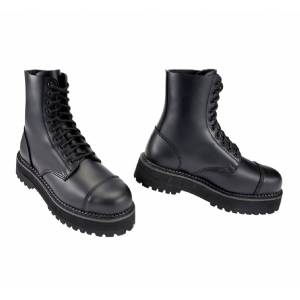 Anfibi Militari in Pelle Plateau 10 Buchi - Brandit