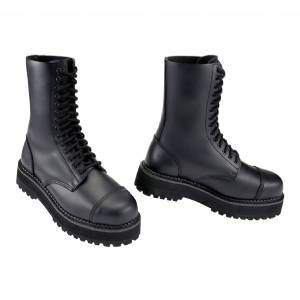 Anfibi Militari in Pelle Phantom Plateau 14 Buchi - Brandit