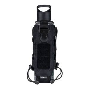 Portabottiglie MOLLE regolabile - Nero - 101 INC