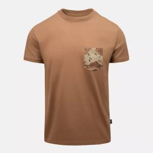 T-shirt (6 Color Desert Pocket) Mud Brown - Helikon Tex