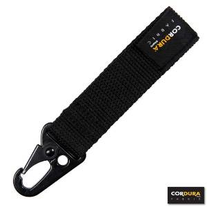 Moschettone Molle in Cordura - Nero - 101 INC