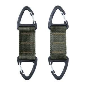 Moschettone Doppio Molle 2 pezzi - Od Green - 101 INC