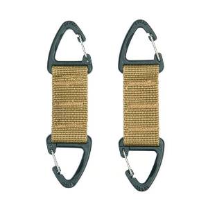 Moschettone Doppio Molle 2 pezzi - Coyote - 101 INC