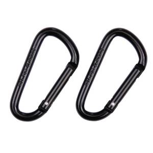 Coppia Moschettone 8mm Nero CL114 - BCB