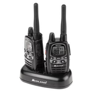 Coppia Radio G7 Pro PMR + LPD con base di ricarica - Midland
