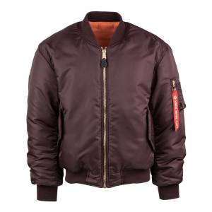 Bomber MA-1 Militare - Maroon - Fostex Garments