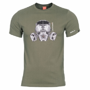 T-Shirt Ageron Gas Mask Olive - Pentagon