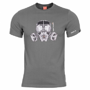 T-Shirt Ageron Gas Mask Wolf Grey - Pentagon