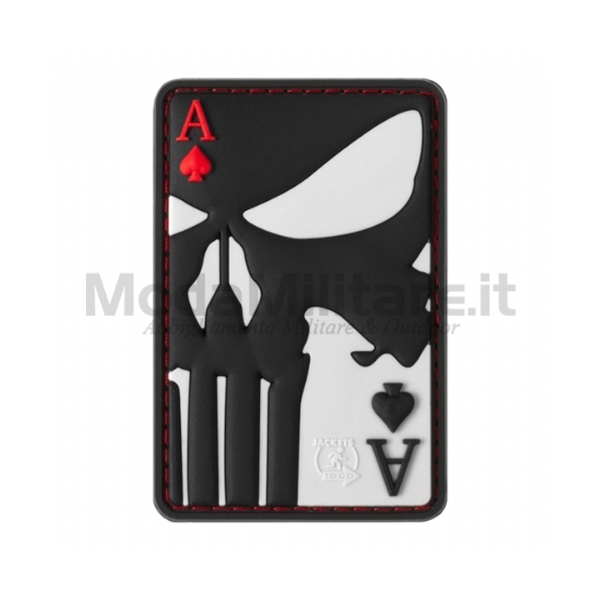 Patch PVC 3D Punisher Asso di Picche - JTG