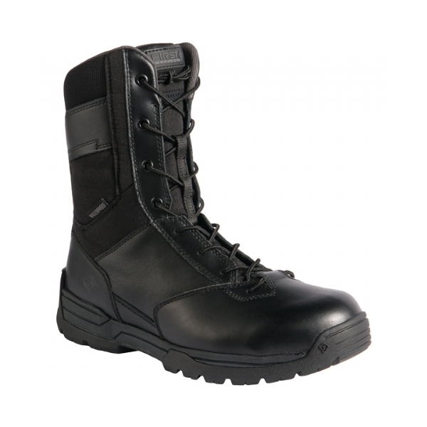 Stivali Militari Donna Punk Con Lacci E Plateau 4.5 Cm - Pelle Vegana