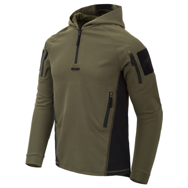 YICHEN Felpa Tattica Uomo Con Cappuccio In Pile Idrorepellente - Giacca Antivento Militare Con Tasche Zip - Escursionismo