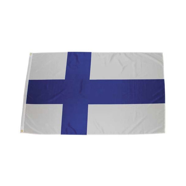 Bandiera Finlandia 90x150 Cm - In Poliestere Resistente UV - Con 2 Occhielli Metallici