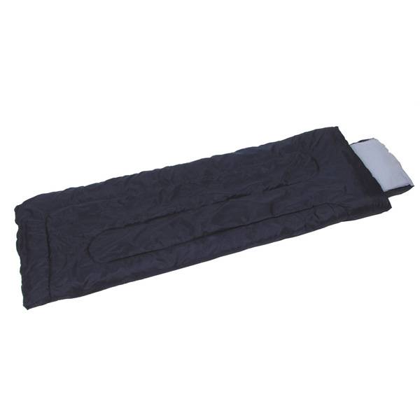 Sacco A Pelo Dunlop 190 X 75 Cm | Morbido E Leggero In Poliestere | Colore Blu