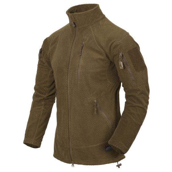 Giacca Alpha Tactical in Grid Pile Coyote - Helikon Tex 
