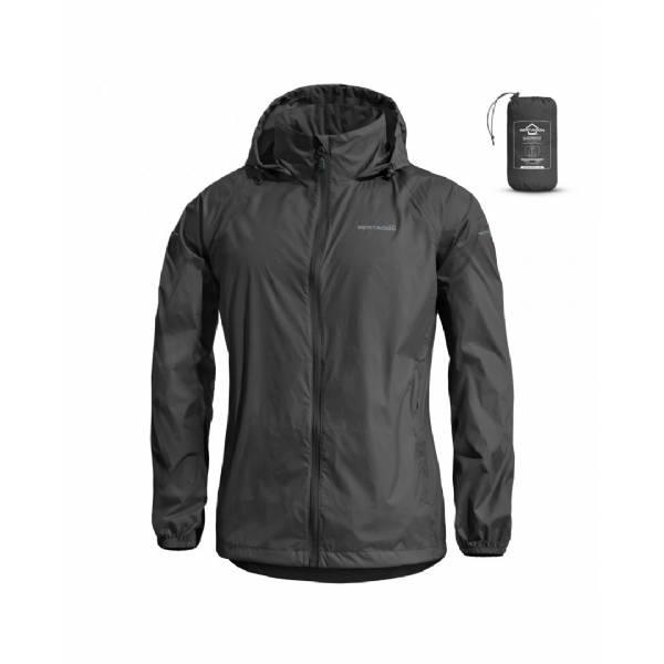 Giacca Cloudburst da donna antipioggia ripiegabile - Nero - Pentagon