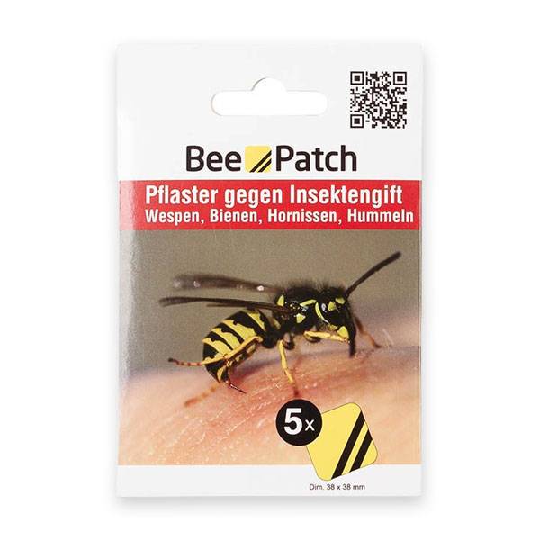 Cerotto Anti-Veleno Bee Patch (Confezione da 5pz) per Punture di Insetti