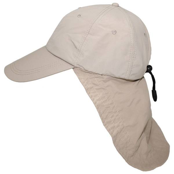 Cappello Sahara con protezione collo grande - Beige - Fox Outdoor